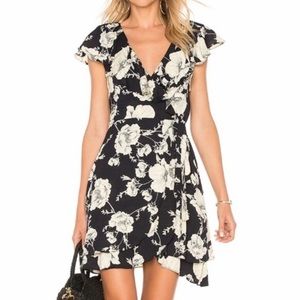 NWT Free People Floral Wrap Dress